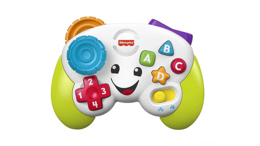 Fisher-Price Laugh & Learn Game Controller – Elektronisches Lernspielzeug ab 6 Monate mit Musik und Lichtern